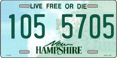 NH license plate 1055705