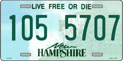 NH license plate 1055707