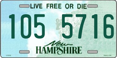 NH license plate 1055716