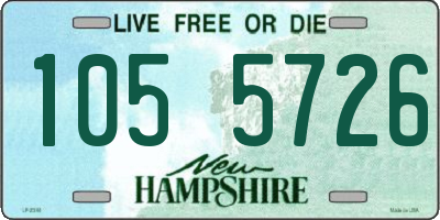 NH license plate 1055726