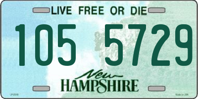 NH license plate 1055729