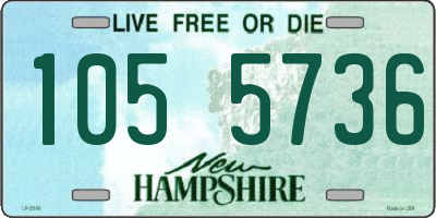 NH license plate 1055736