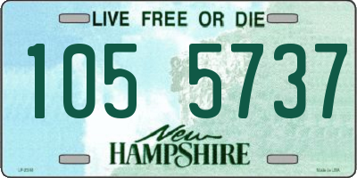 NH license plate 1055737
