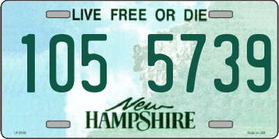 NH license plate 1055739