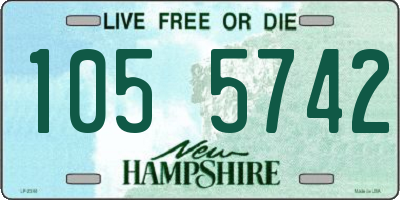 NH license plate 1055742