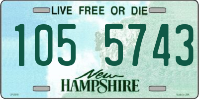 NH license plate 1055743