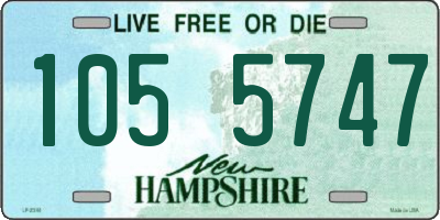 NH license plate 1055747