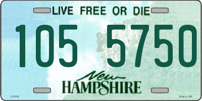 NH license plate 1055750