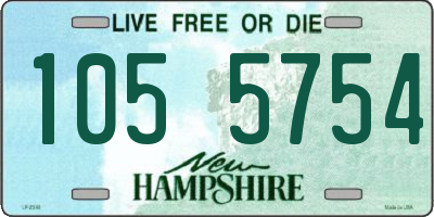 NH license plate 1055754