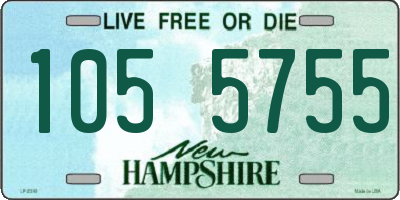 NH license plate 1055755