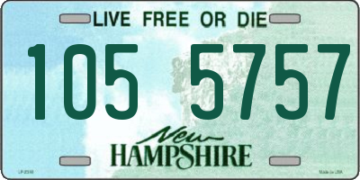 NH license plate 1055757
