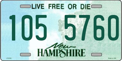 NH license plate 1055760