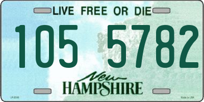 NH license plate 1055782