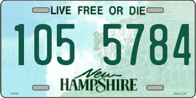 NH license plate 1055784