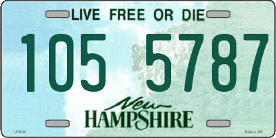 NH license plate 1055787