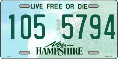 NH license plate 1055794