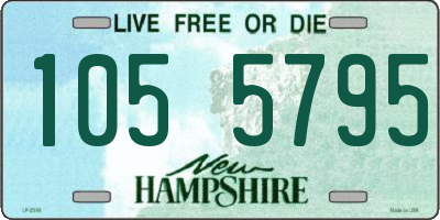 NH license plate 1055795