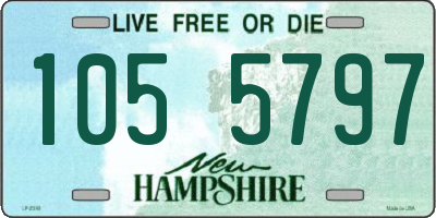 NH license plate 1055797