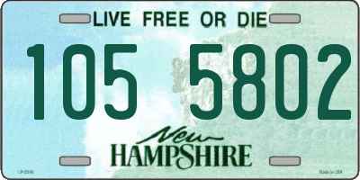 NH license plate 1055802