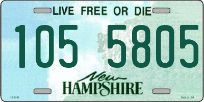 NH license plate 1055805