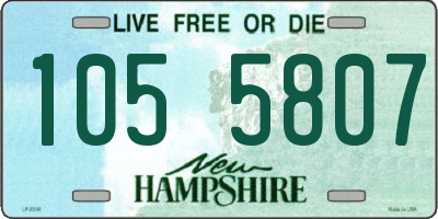 NH license plate 1055807