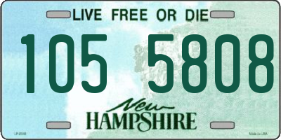NH license plate 1055808