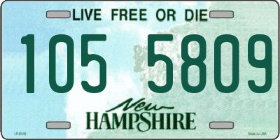 NH license plate 1055809