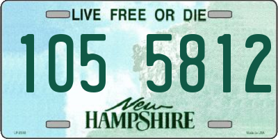 NH license plate 1055812