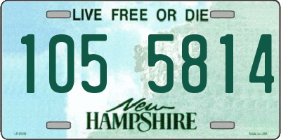 NH license plate 1055814