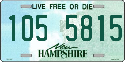 NH license plate 1055815