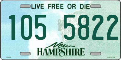 NH license plate 1055822