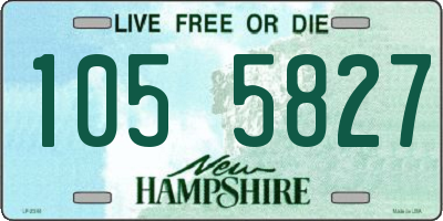 NH license plate 1055827