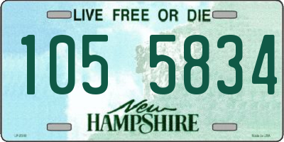 NH license plate 1055834