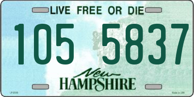 NH license plate 1055837