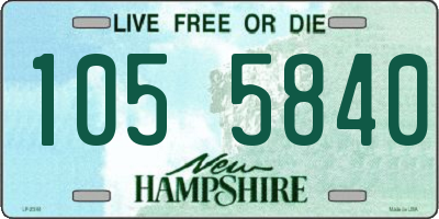 NH license plate 1055840