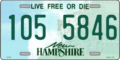 NH license plate 1055846