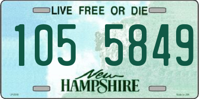 NH license plate 1055849