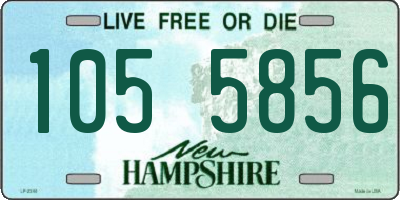 NH license plate 1055856