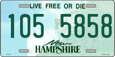 NH license plate 1055858