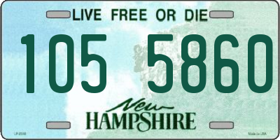 NH license plate 1055860