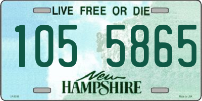 NH license plate 1055865
