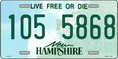 NH license plate 1055868