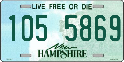 NH license plate 1055869