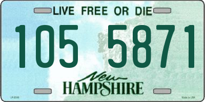 NH license plate 1055871