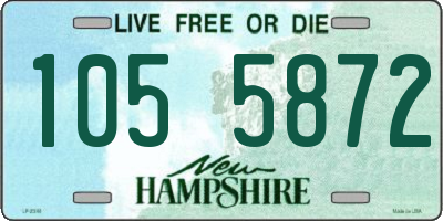 NH license plate 1055872