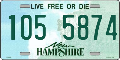 NH license plate 1055874