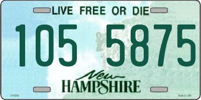 NH license plate 1055875