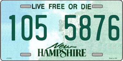 NH license plate 1055876