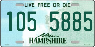 NH license plate 1055885