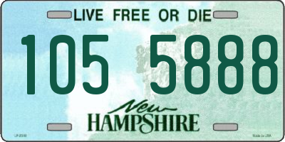 NH license plate 1055888